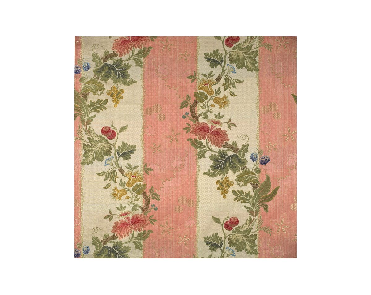 VILLA LANTE STRIPE MULTI ON ROSE CL 26401 0006 by Colony Fabric