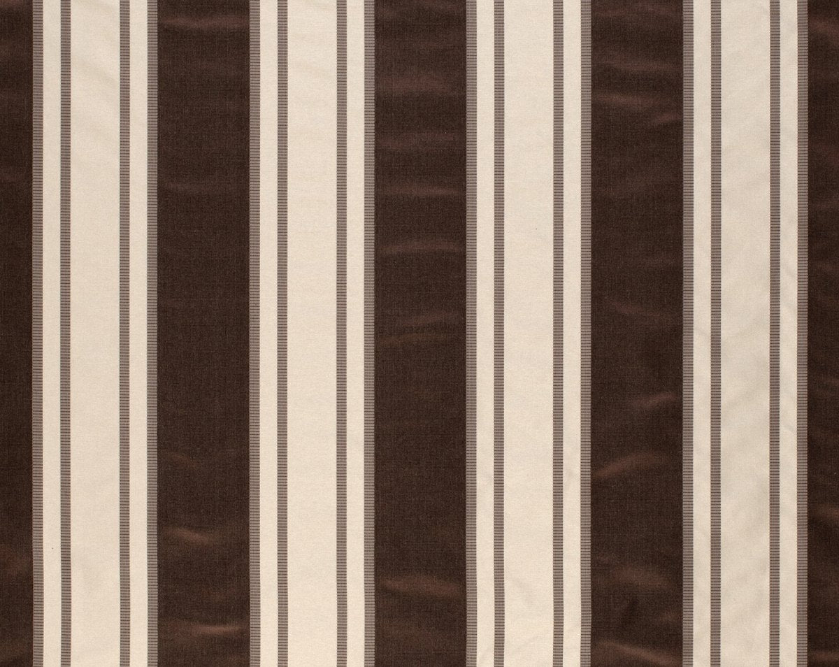 PALAZZO DORIA RIGATO CAFFE CL 36460 0006 by Colony Fabric - Scalamandre Fabric