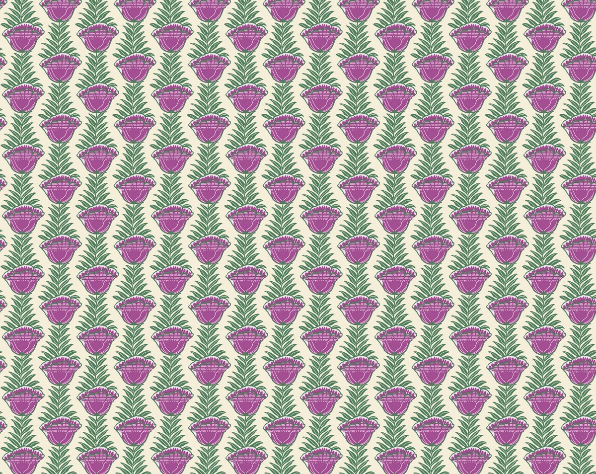 PAPAVERI - WALLPAPER MALVA CL WP36448 0006 by Colony Wallpaper