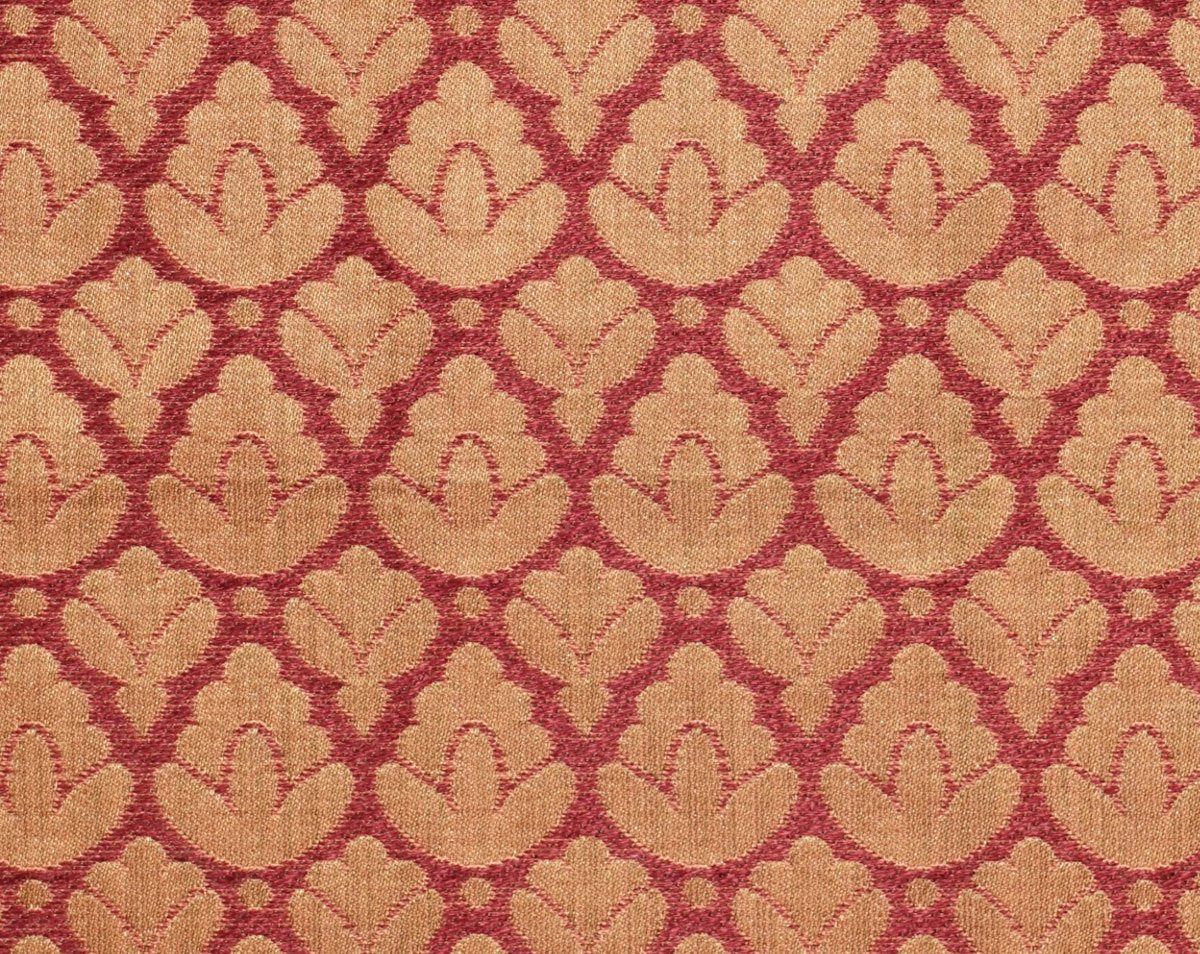 RONDO SIENNA & MAROON CL 26714 0014 by Colony Fabric