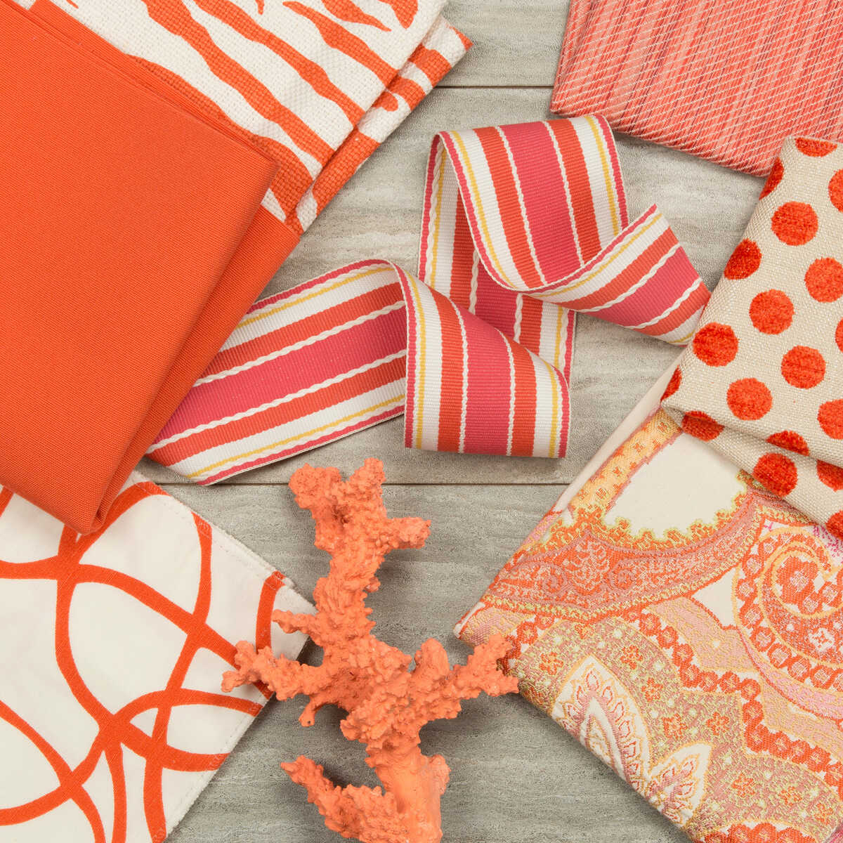 Chancellor Strie Ii - Rose - BRUNSCHWIG & FILS Tela