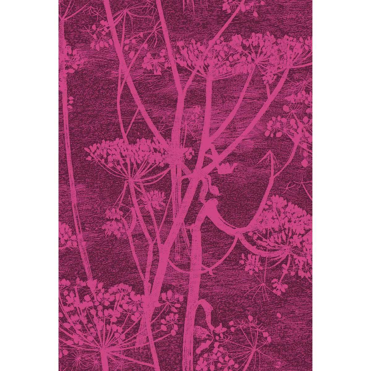 Cow Parsley Print - Magenta/Palm - COLE & SON Fabric