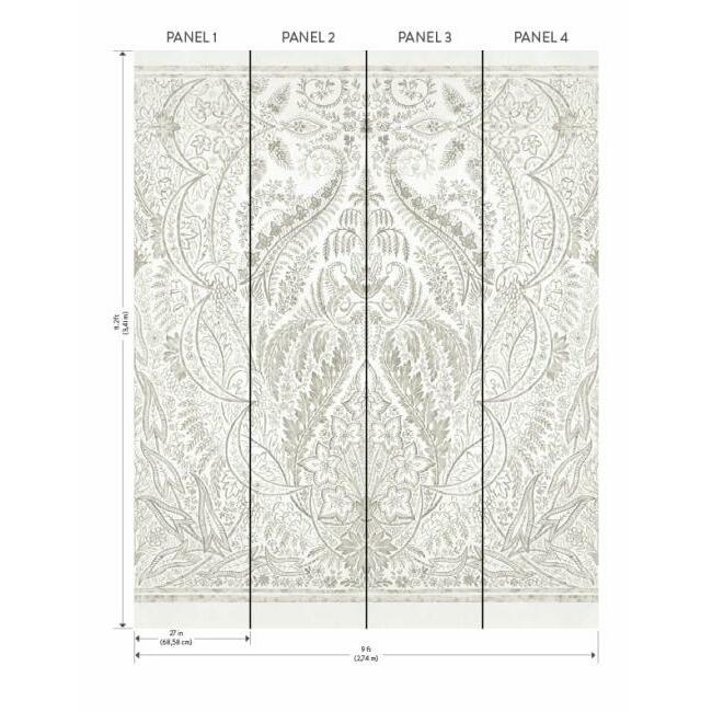 jaipur-paisley-damask-wall-mural-beige-white-york-wallcoverings-dm4913m