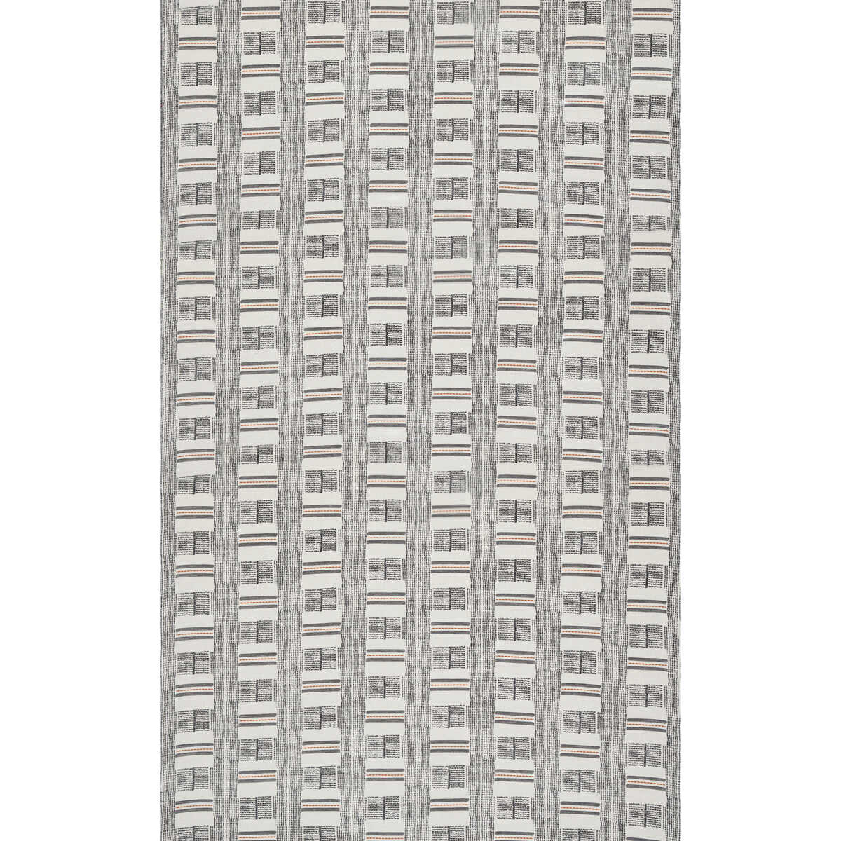 Naxos - Ivory/Charcoal - THREADS Fabric