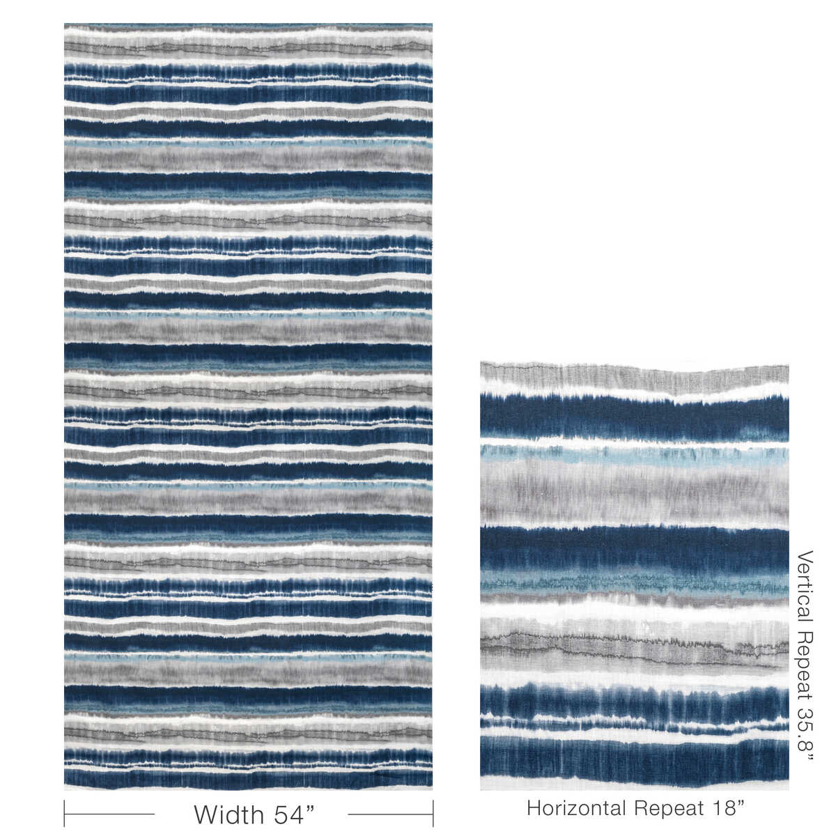 Enthral - Indigo - KRAVET COUTURE Fabric