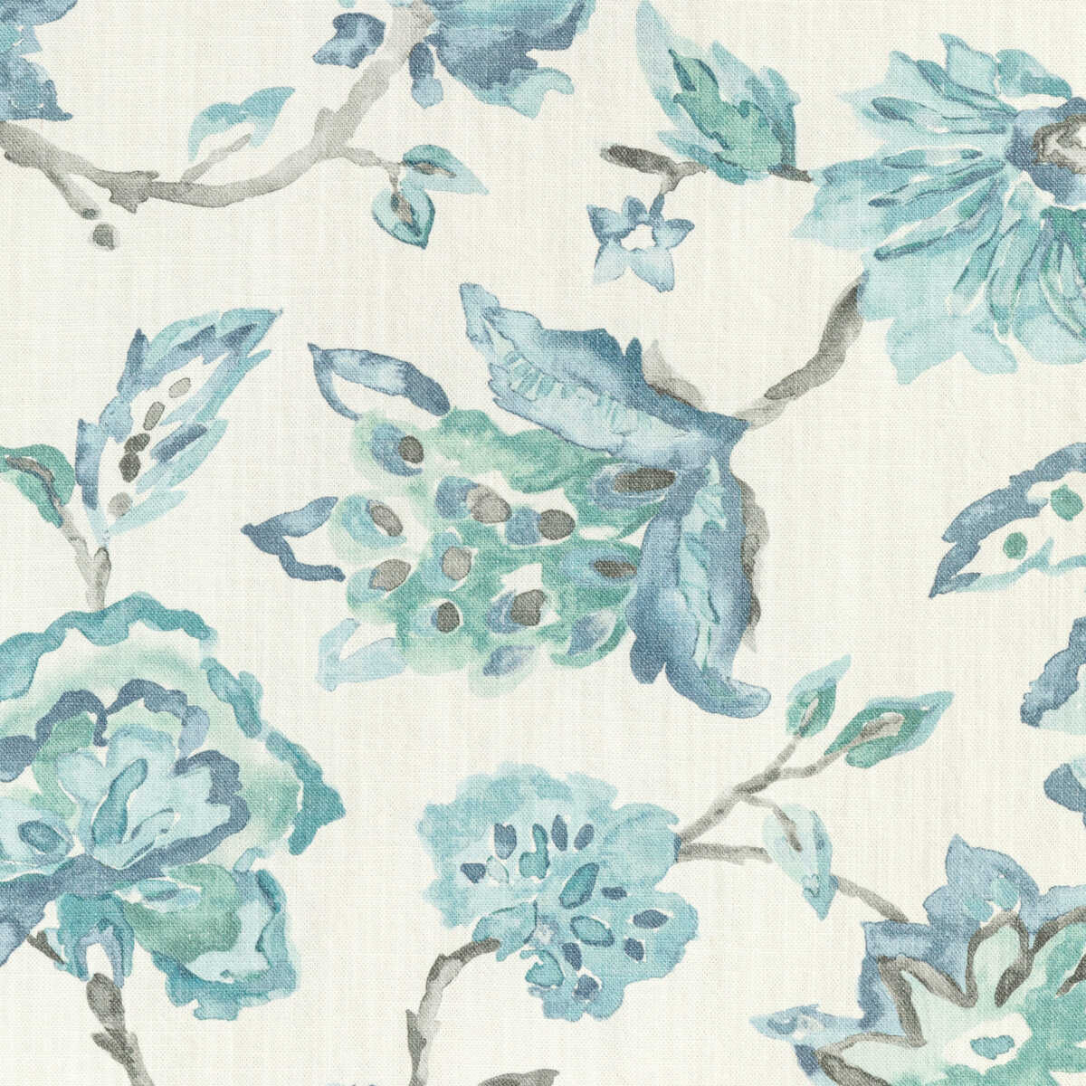 Etheria - Delphinium - KRAVET BASICS Fabric