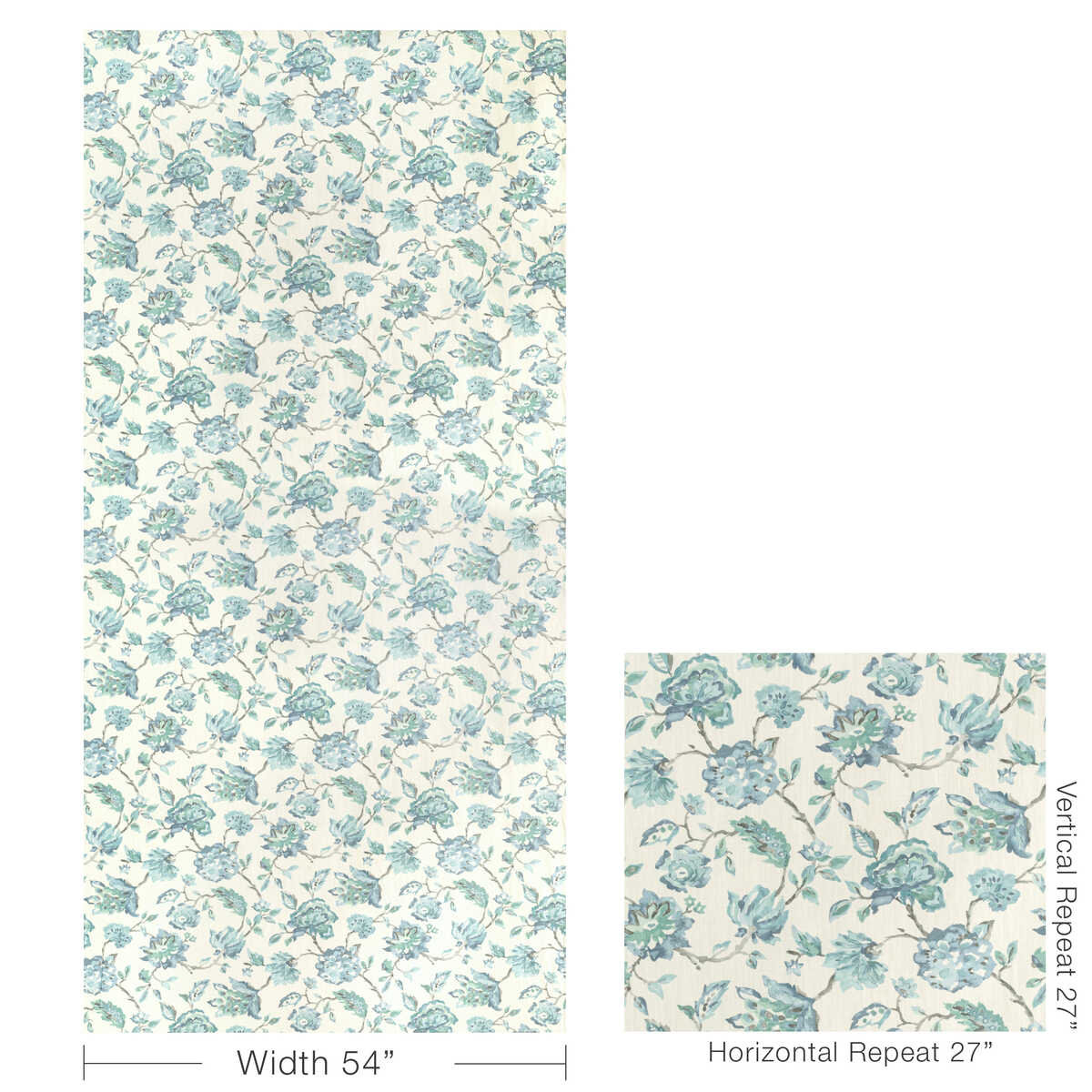 Etheria - Delphinium - KRAVET BASICS Fabric