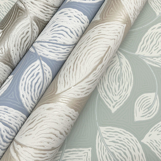 contoured-leaves-wallpaper-green-york-wallcoverings-ev3921