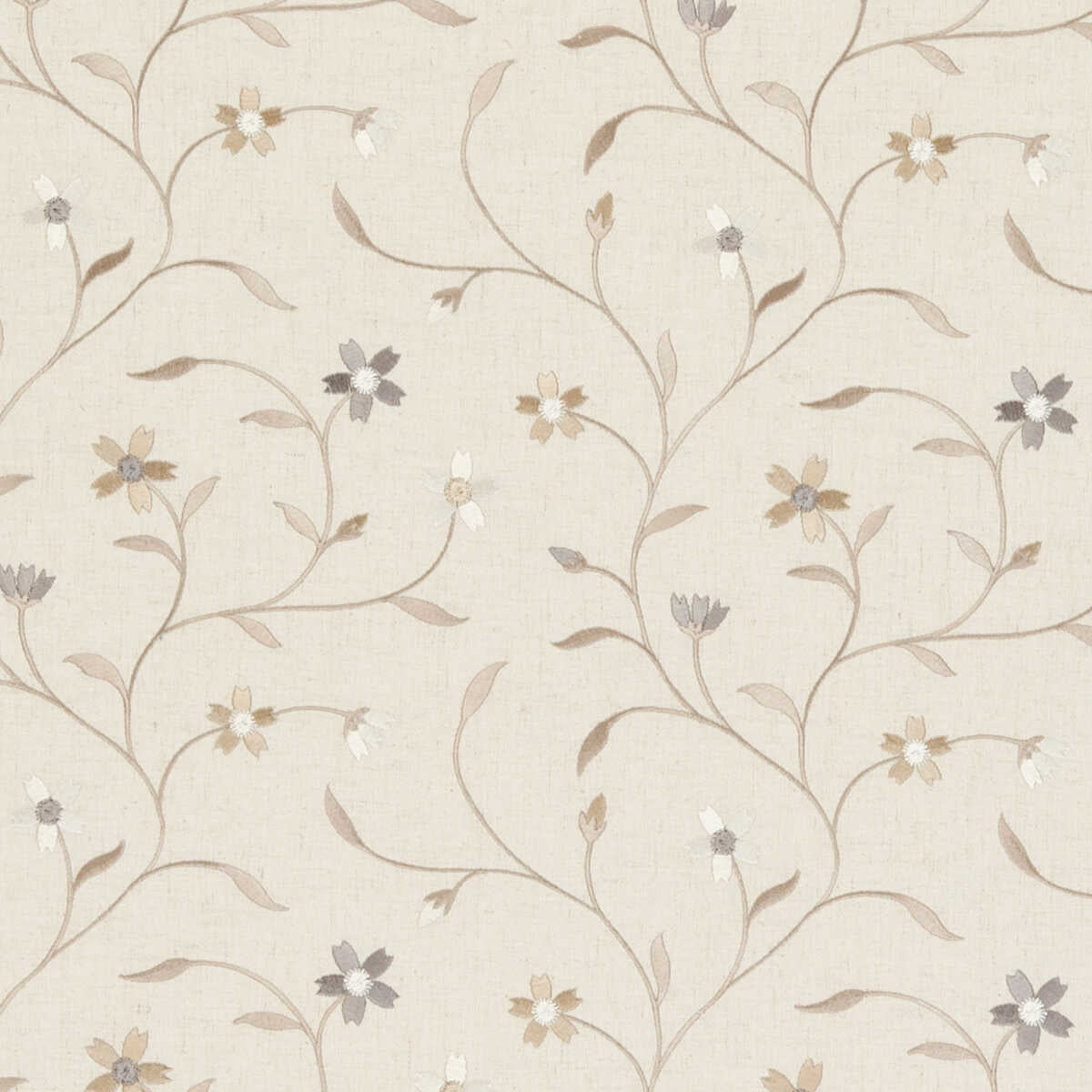 Mellor - Natural - CLARKE AND CLARKE Fabric