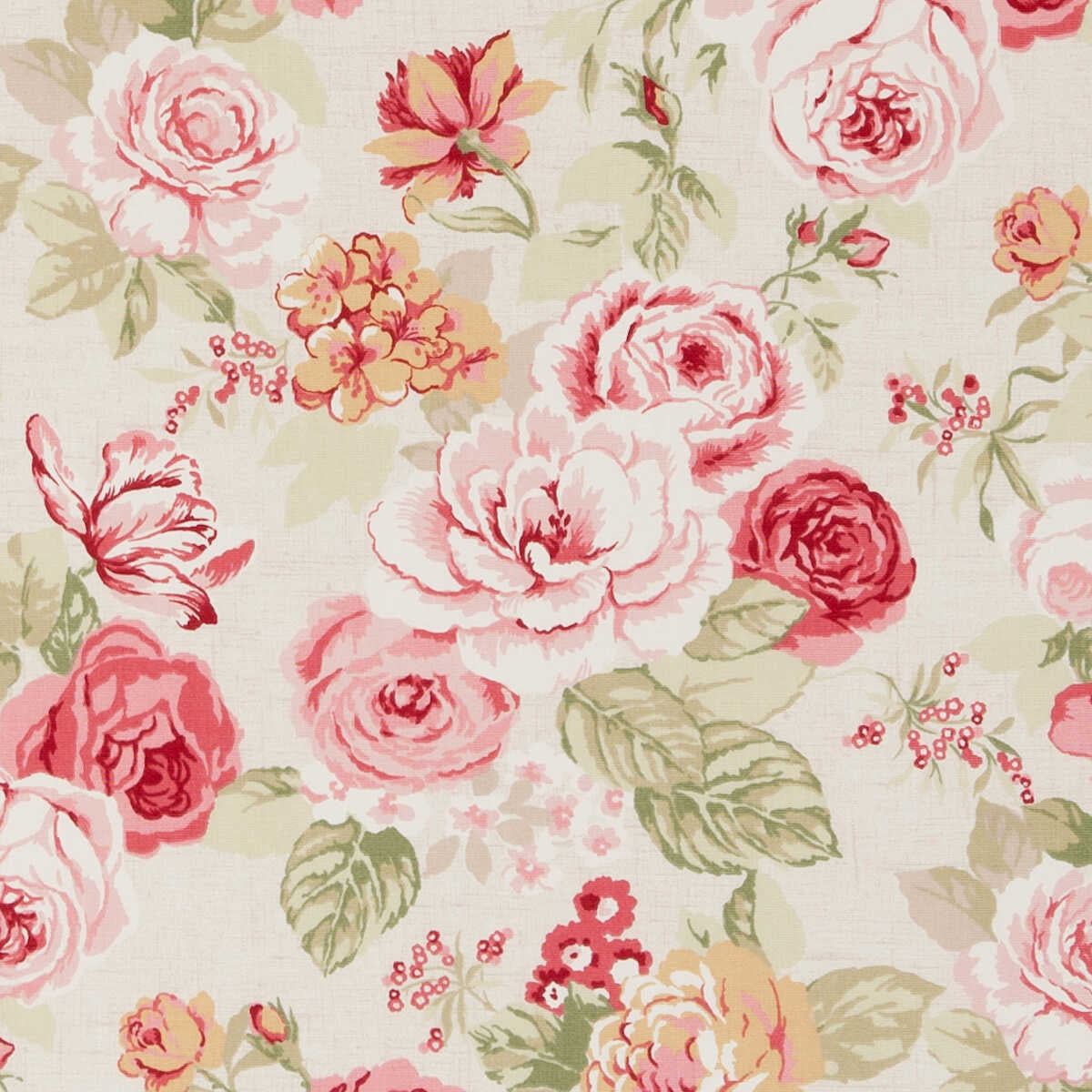 Genevieve - Old Rose - CLARKE AND CLARKE Fabric