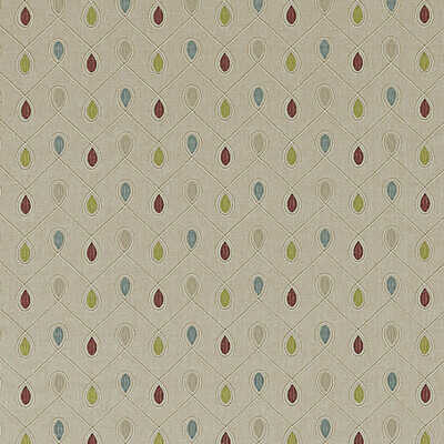 Healey - Raspberry/Duckegg - CLARKE AND CLARKE Fabric