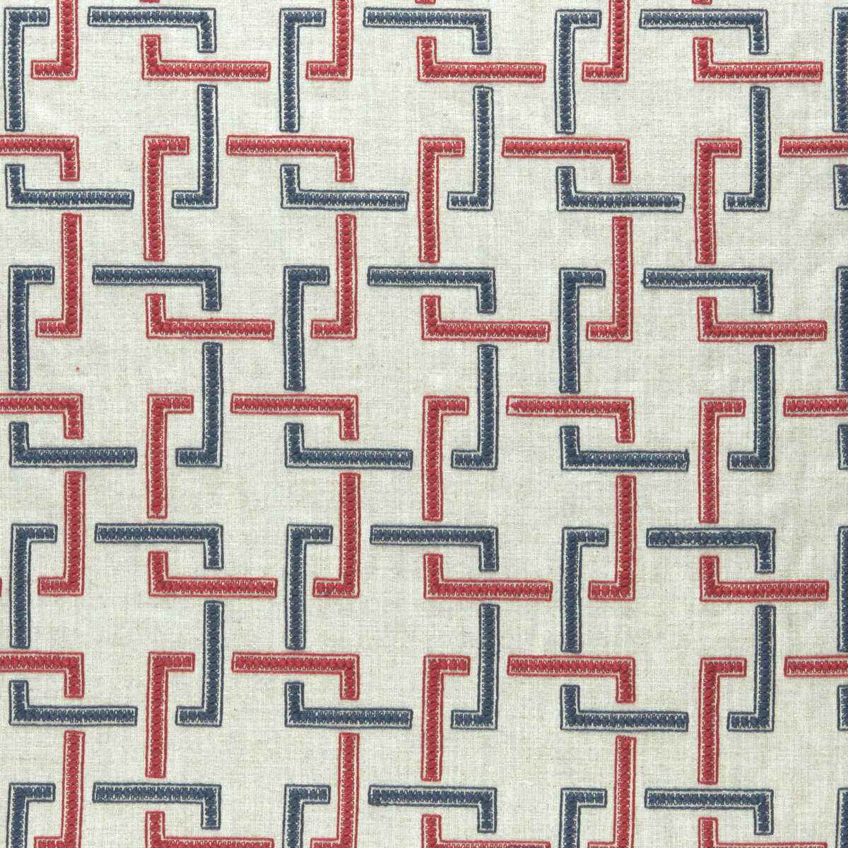 F096003cac0 Sekai Indigo Red Clarke And Clarke Fabric