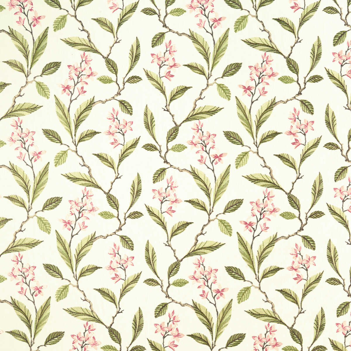 Melrose - Pink/Apple - CLARKE AND CLARKE Fabric