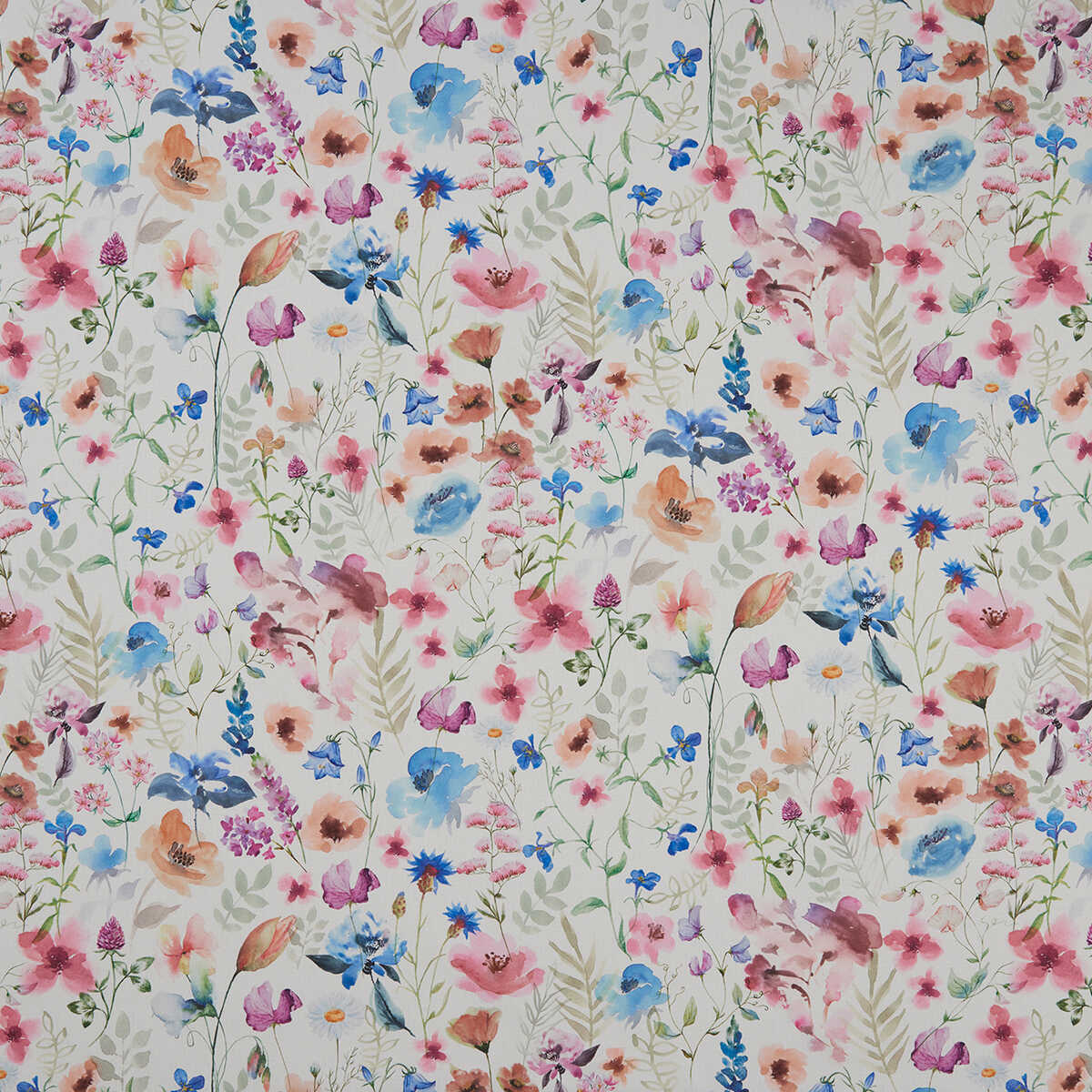 Lolita - Multi/Cream - CLARKE AND CLARKE Fabric