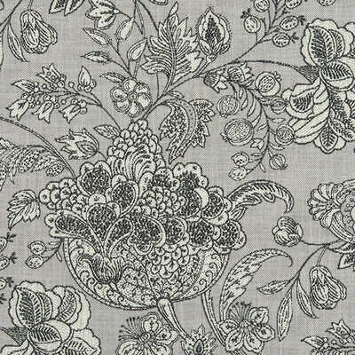 Woodsford - Charcoal - CLARKE AND CLARKE Fabric