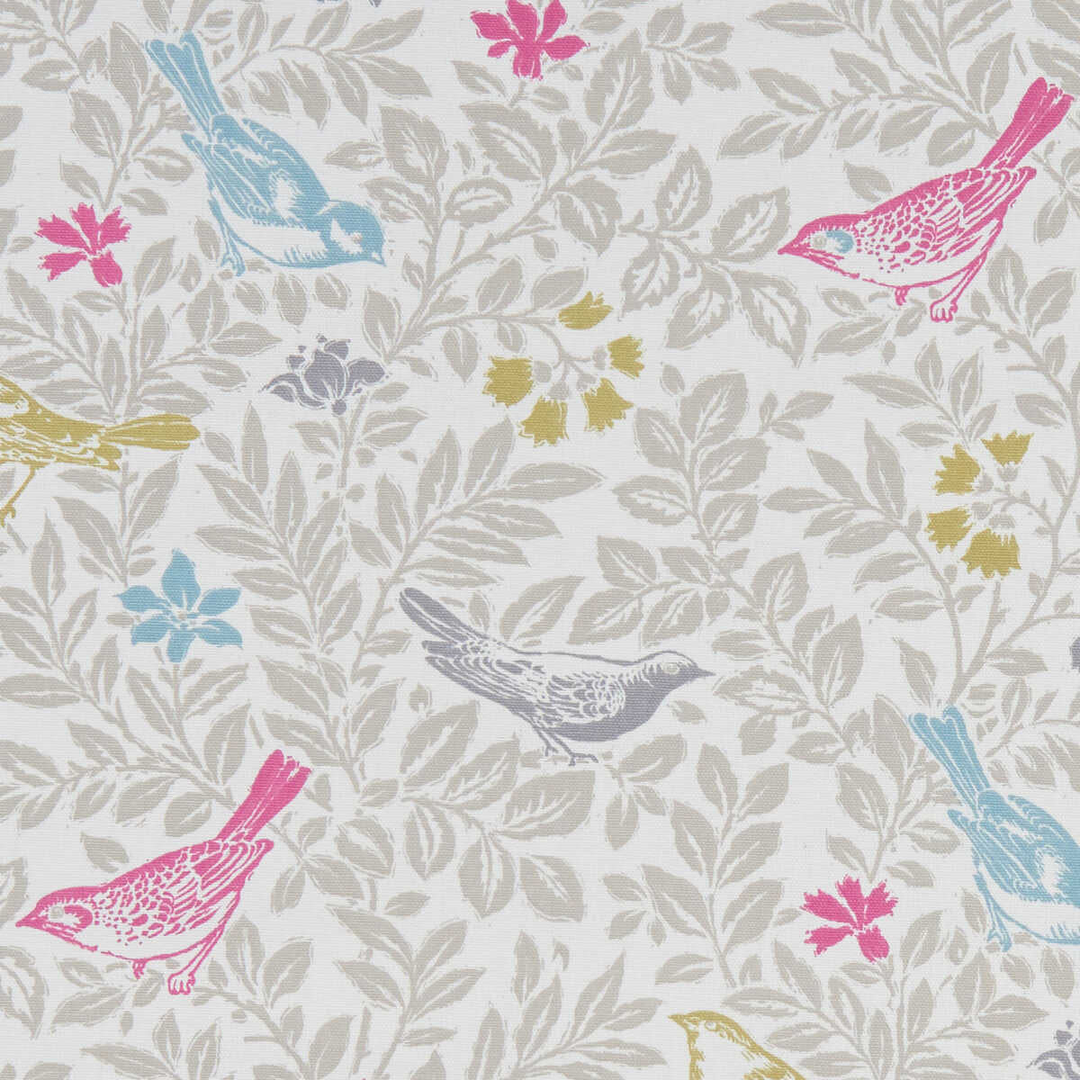 Bird Song - Summer - CLARKE AND CLARKE Fabric