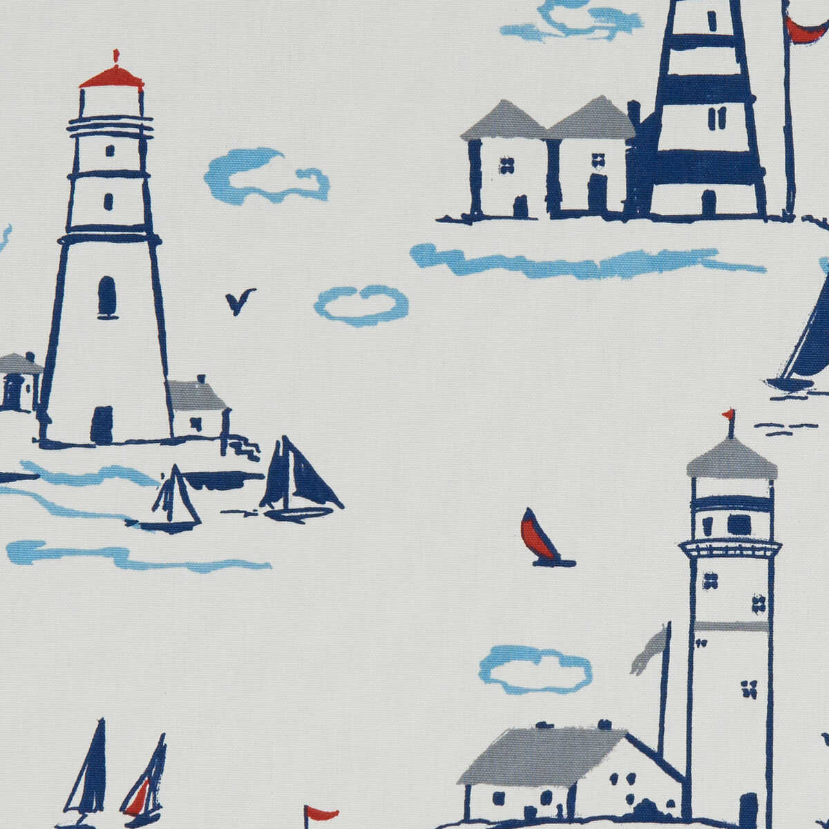 Lowestoft - Marine - CLARKE AND CLARKE Fabric