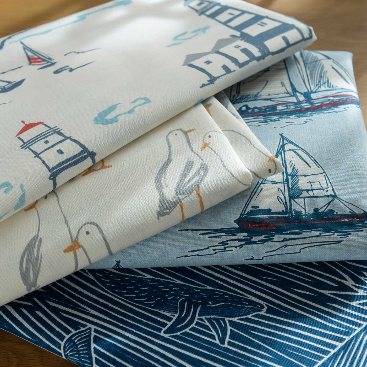 Lowestoft - Marine - CLARKE AND CLARKE Fabric
