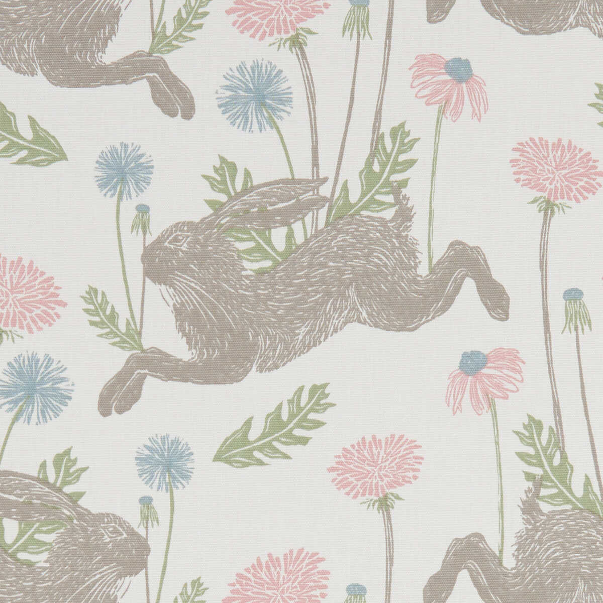 March Hare - Pastel - CLARKE AND CLARKE Fabric
