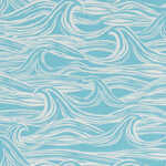 Surf - Aqua - CLARKE AND CLARKE Fabric
