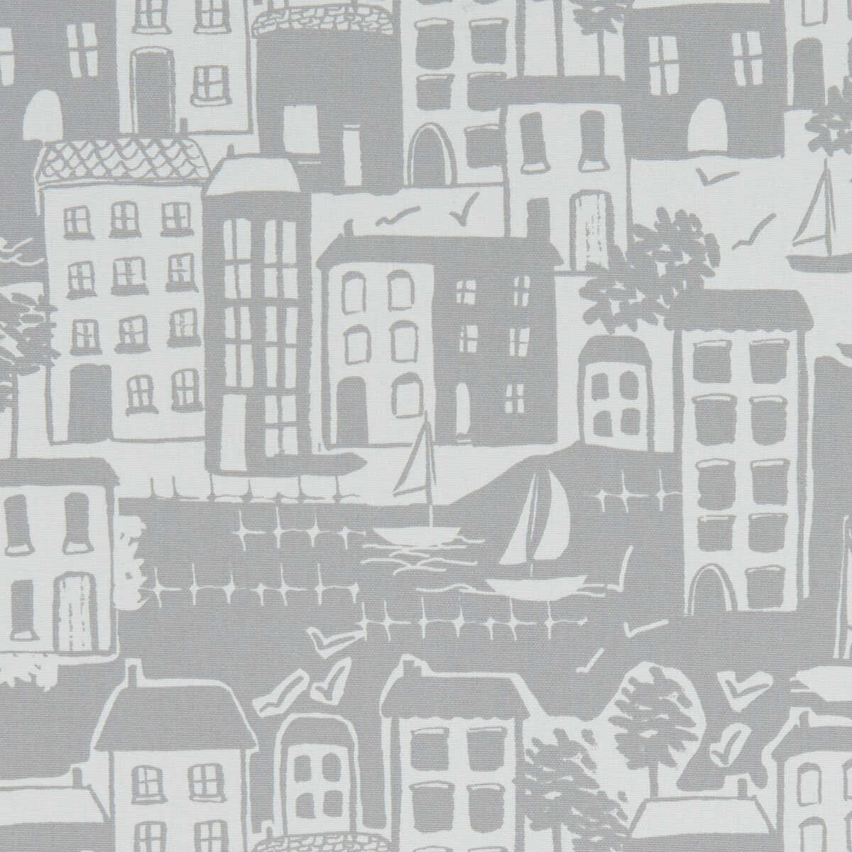 Waterside - Grey - CLARKE AND CLARKE Fabric