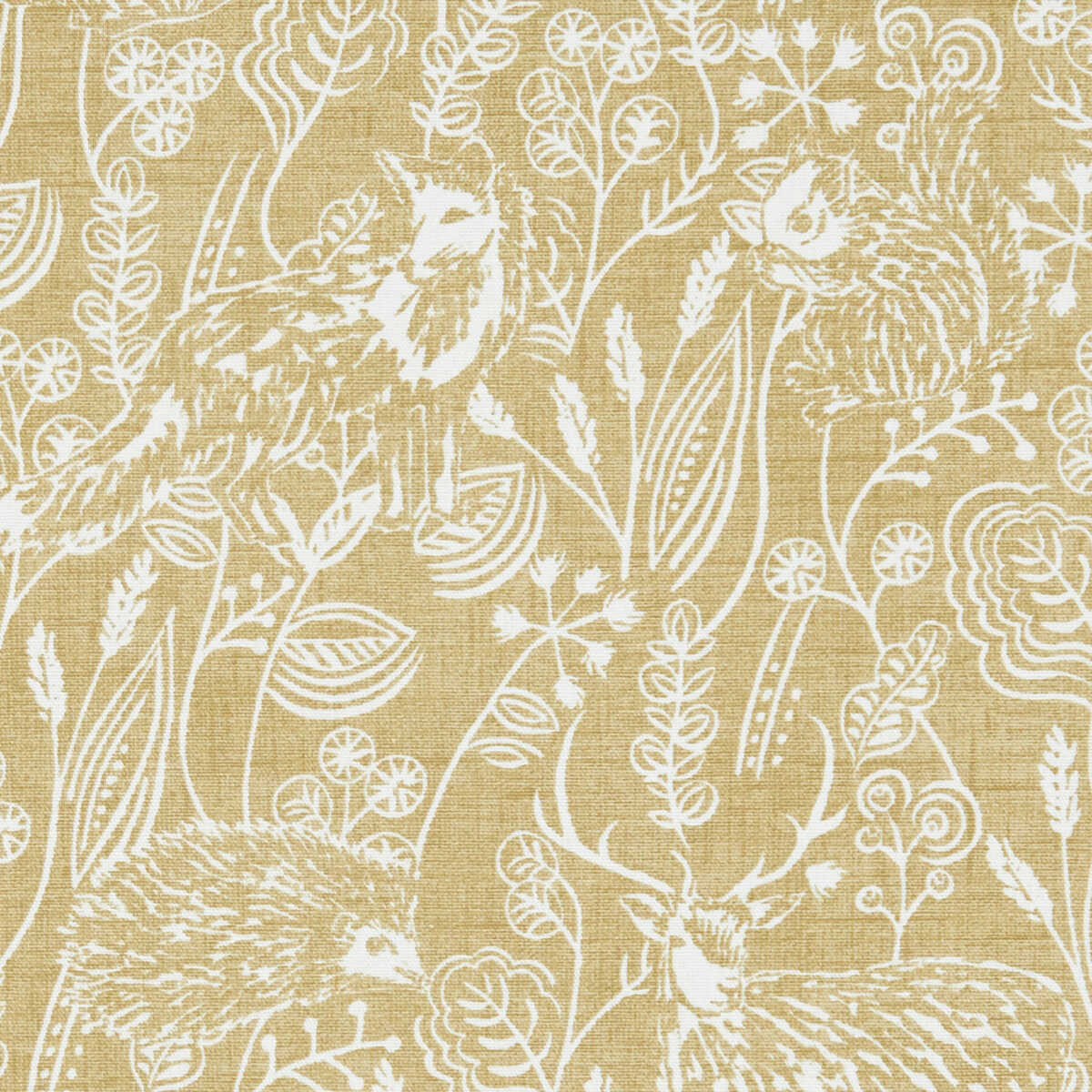 Westleton - Ochre - CLARKE AND CLARKE Fabric