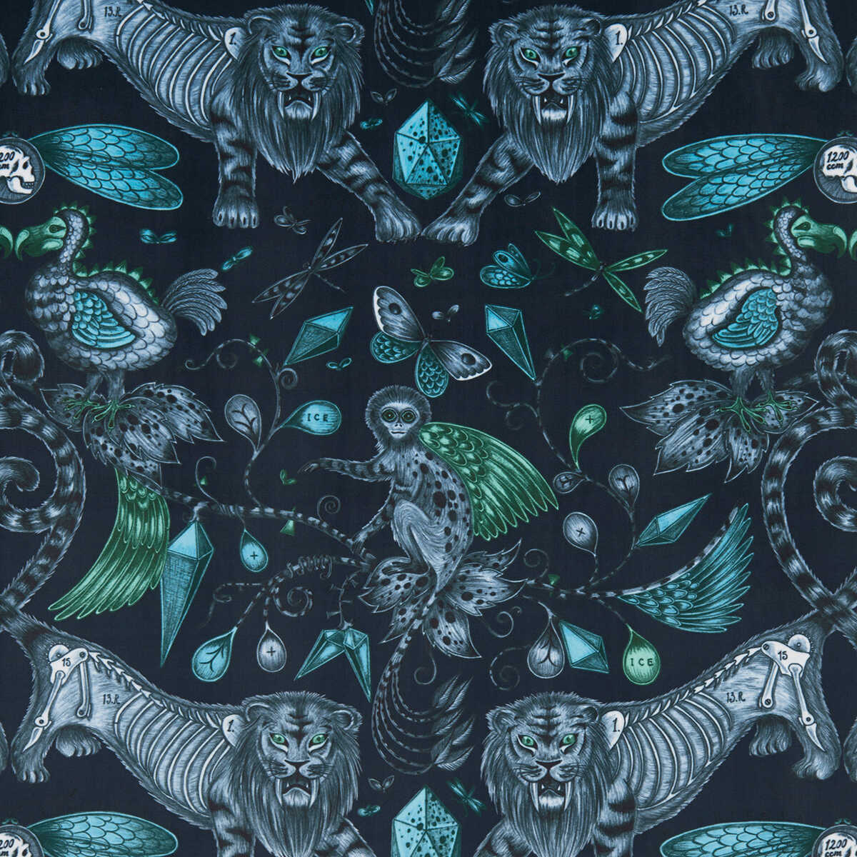 Extinct Velvet - Navy