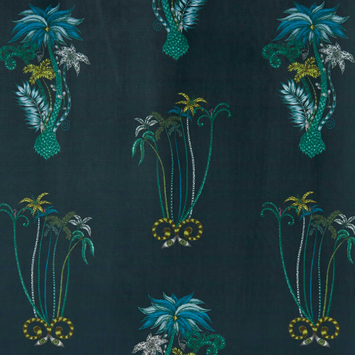 Jungle Velvet - Navy
