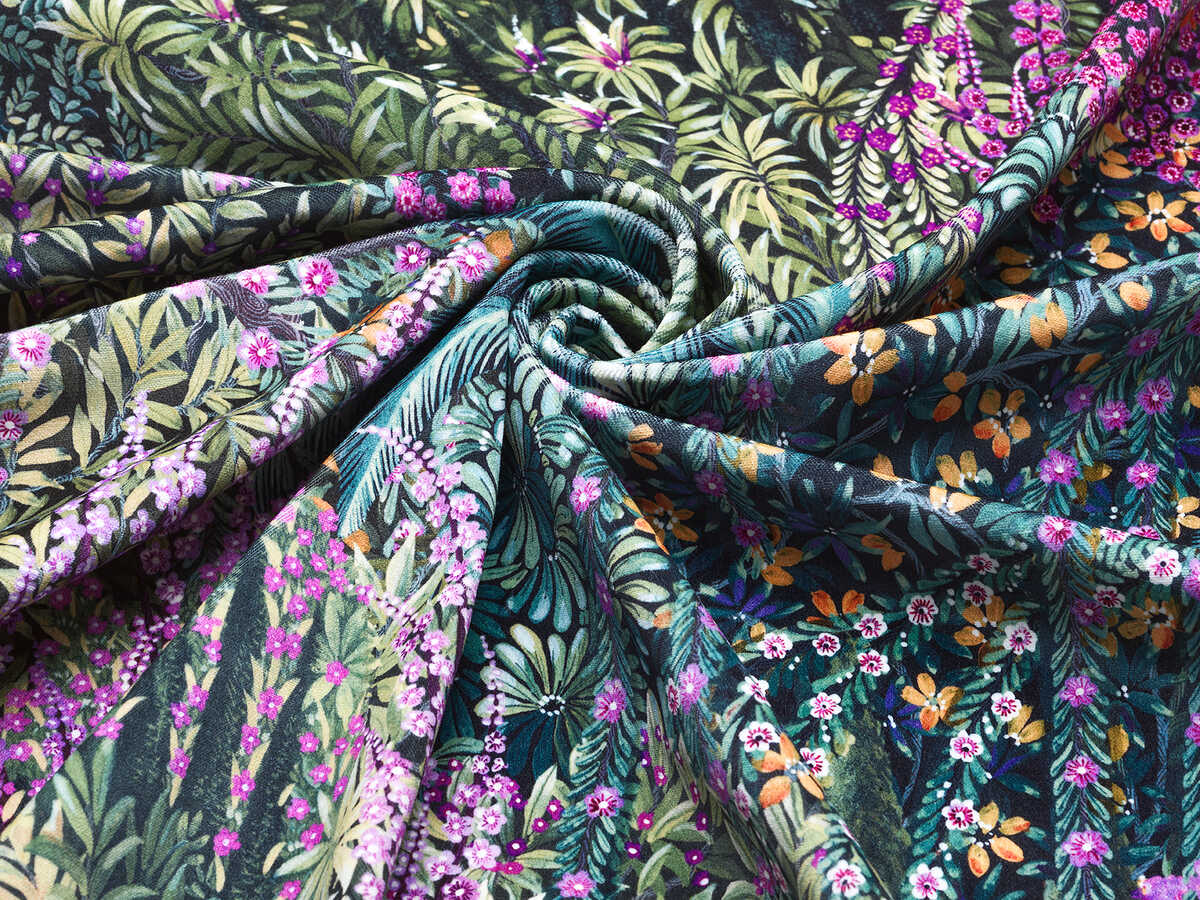 Cascade Velvet - Teal - COLE & SON Fabric