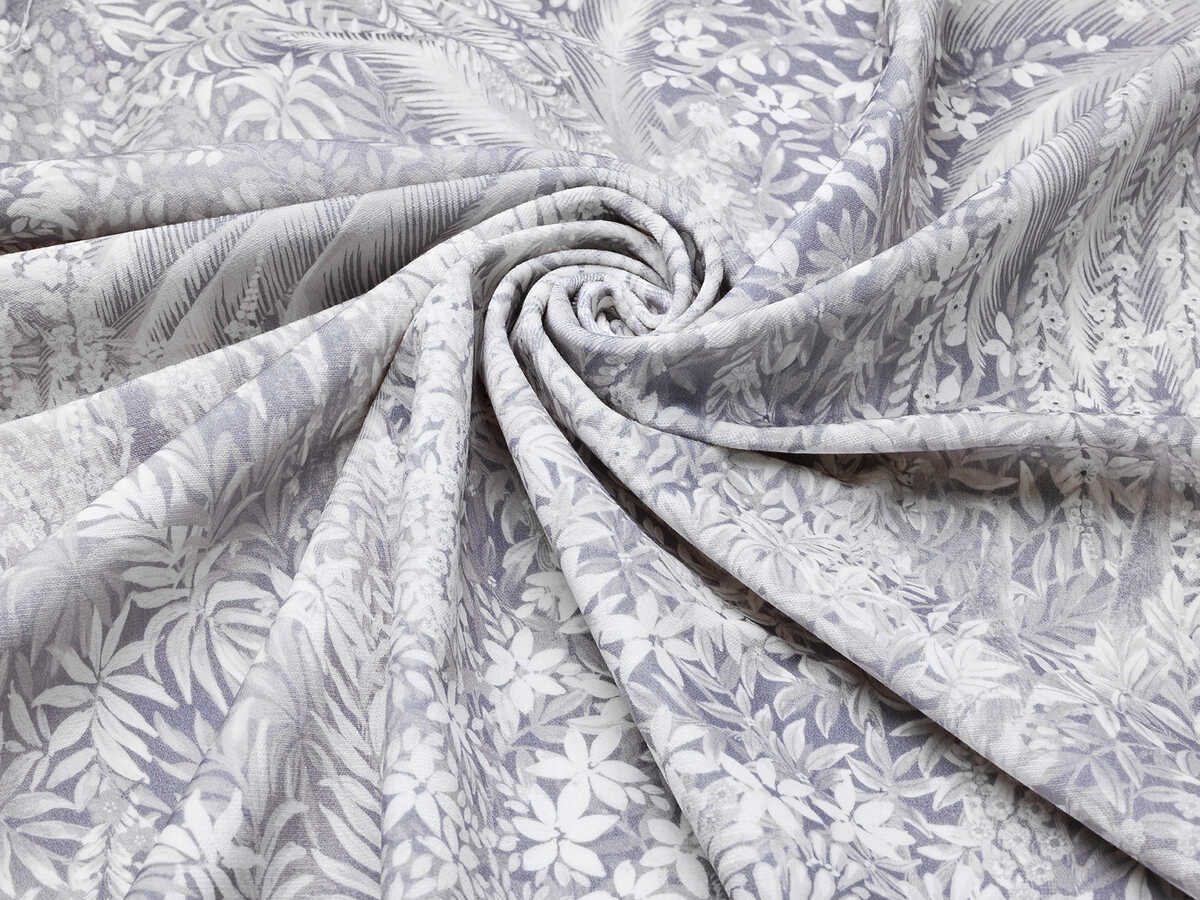Cascade Velvet - Platinum - COLE & SON Tela