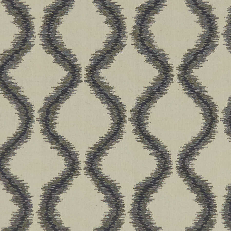 Solare - Nero - CLARKE AND CLARKE Fabric