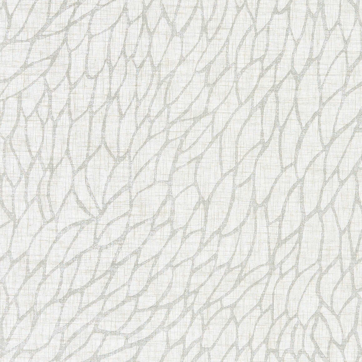 Corallino Sheer - Chalk/Silver - CLARKE AND CLARKE Fabric