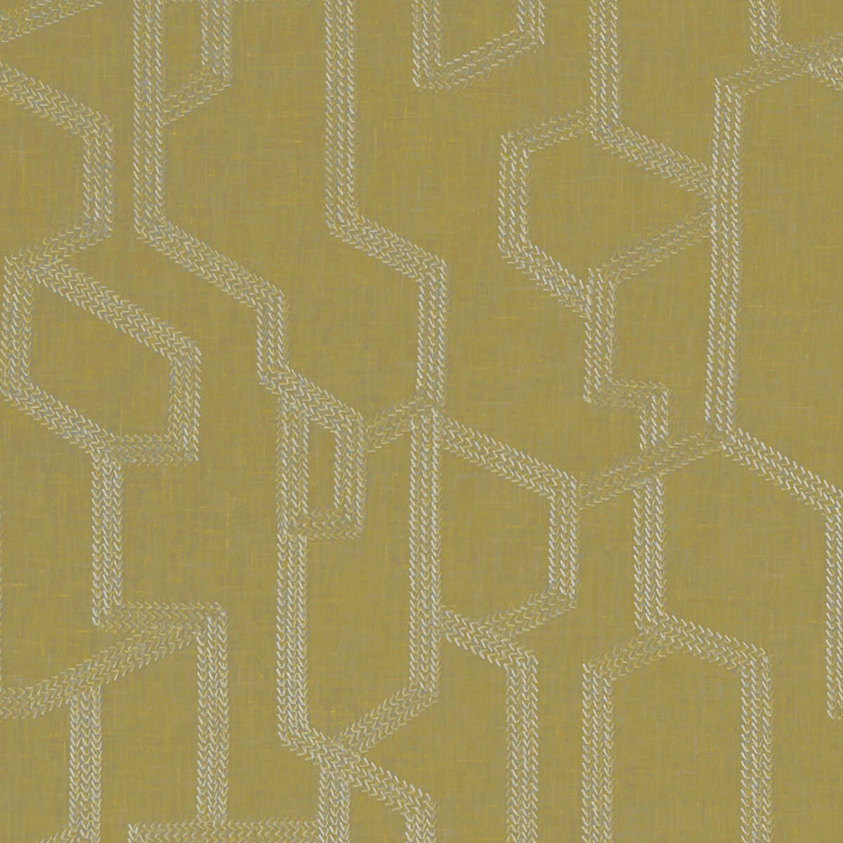 Labyrinth - Citron - CLARKE AND CLARKE Fabric