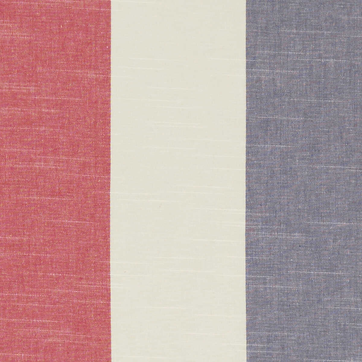 Buckton - Denim/Red - CLARKE AND CLARKE Fabric