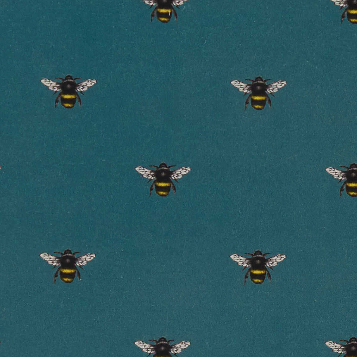 Abeja - Teal - CLARKE AND CLARKE Fabric