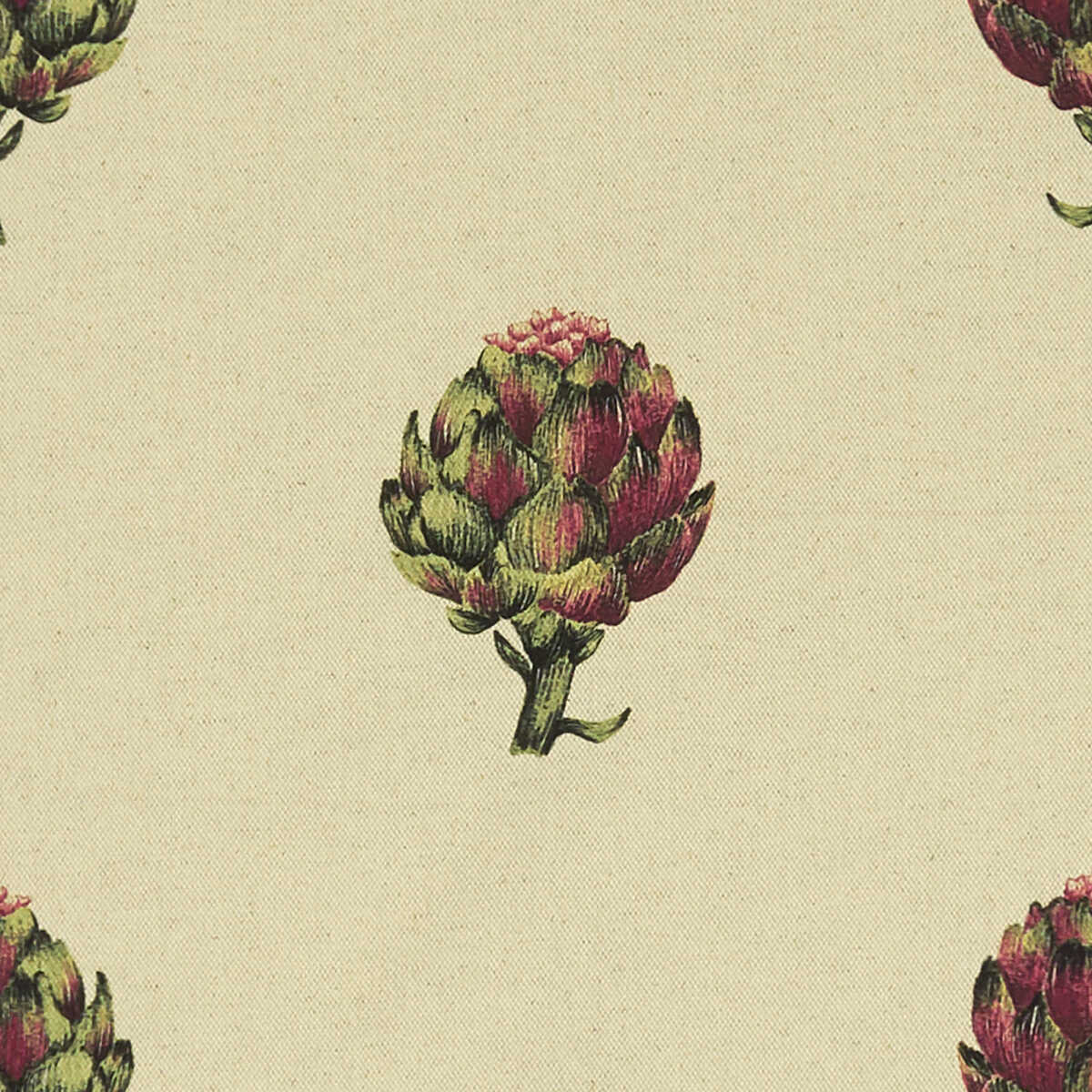 Artichoke - Linen - CLARKE AND CLARKE Fabric