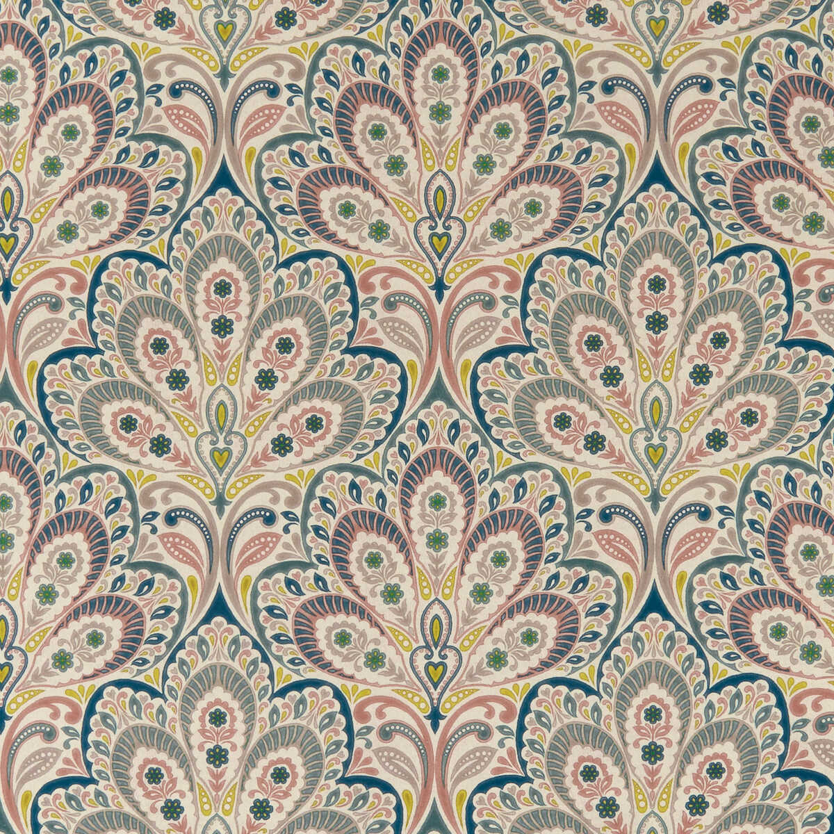 Persia - Multi - CLARKE AND CLARKE Fabric