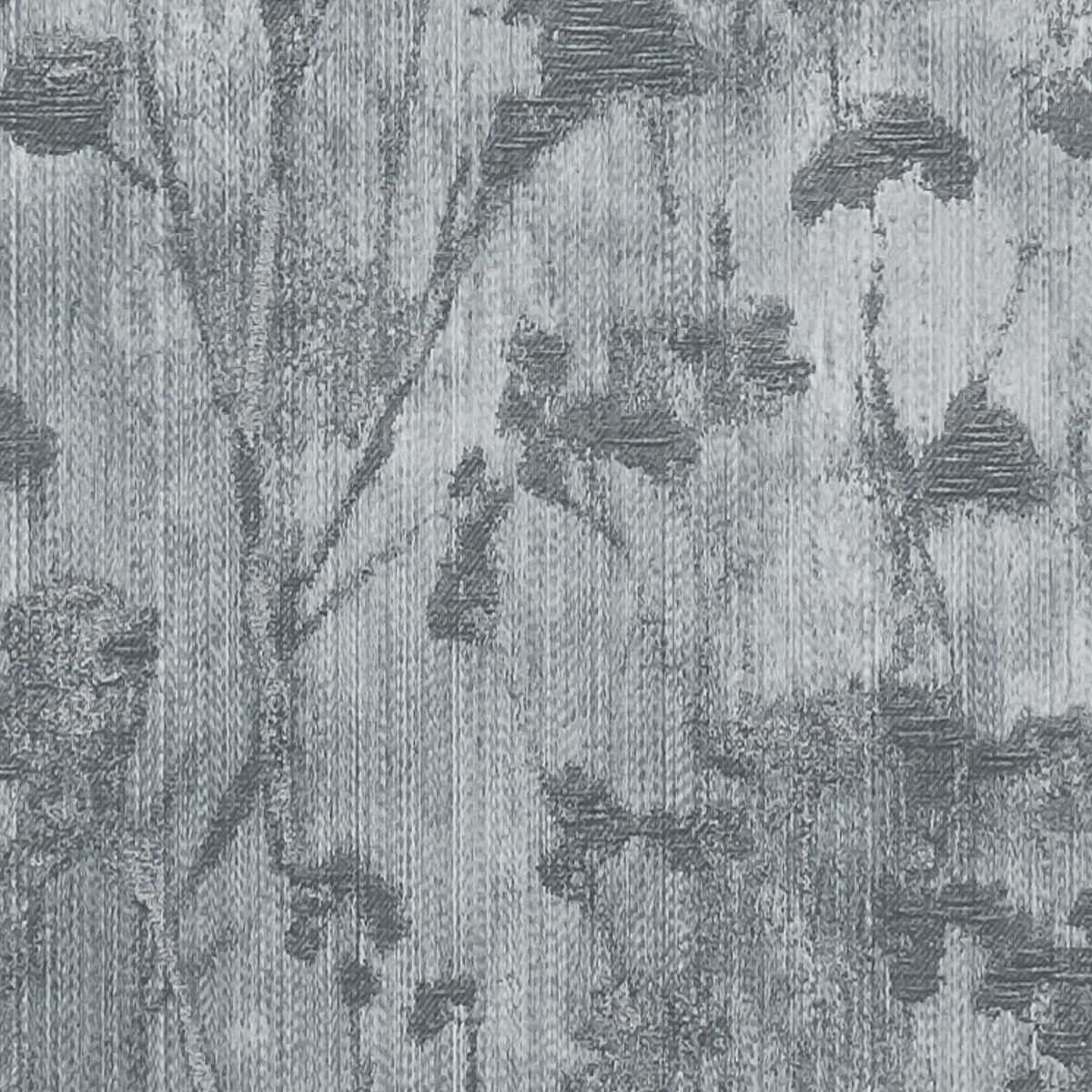 Silhouette - Charcoal - CLARKE AND CLARKE Fabric