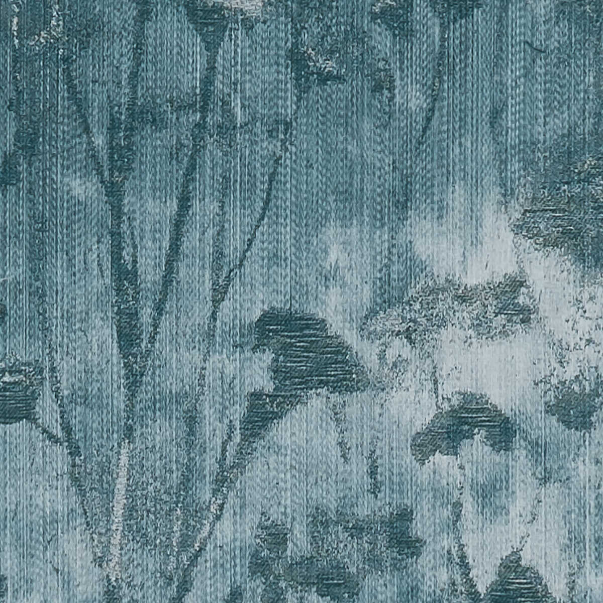 Silhouette - Kingfisher - CLARKE AND CLARKE Fabric