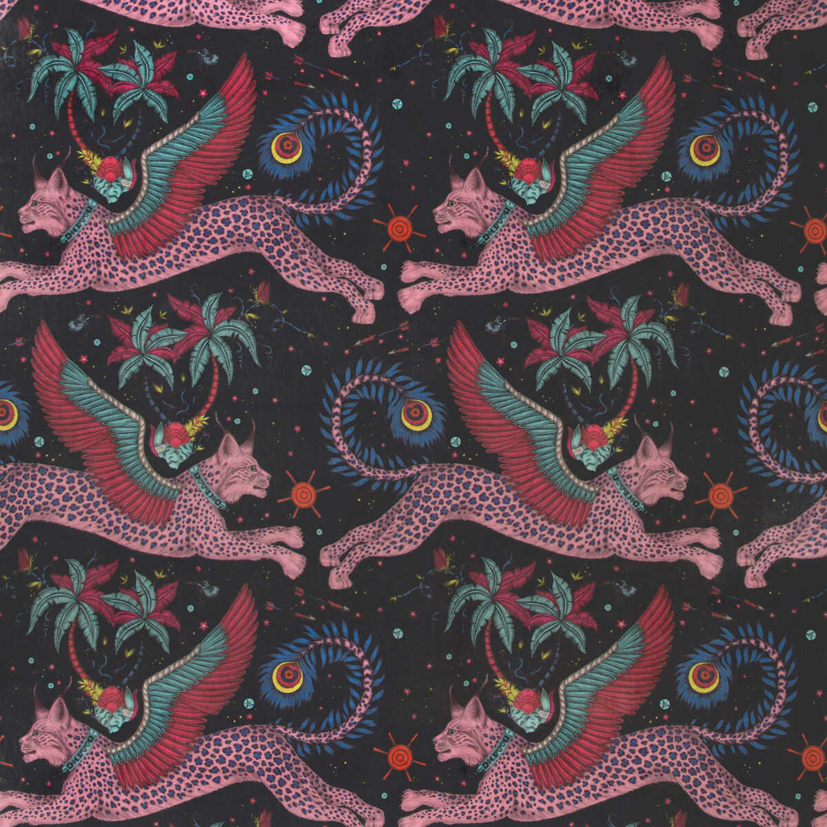 Lynx Velvet - Navy - CLARKE AND CLARKE Fabric