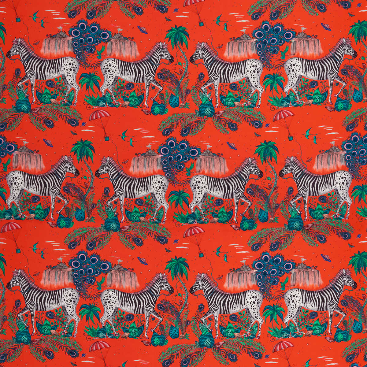 Lost World Satin - Red