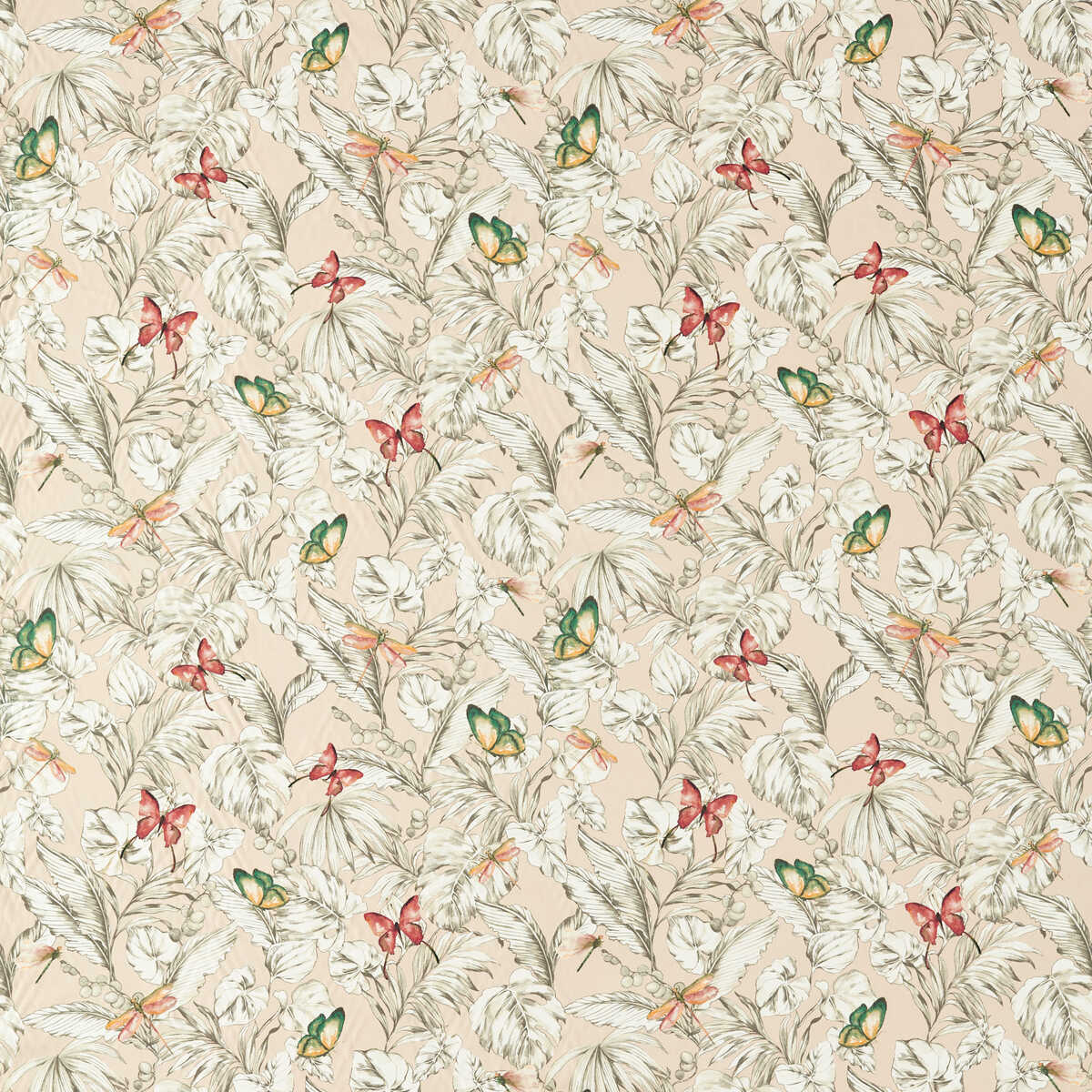 Acadia - Blush - CLARKE AND CLARKE Fabric