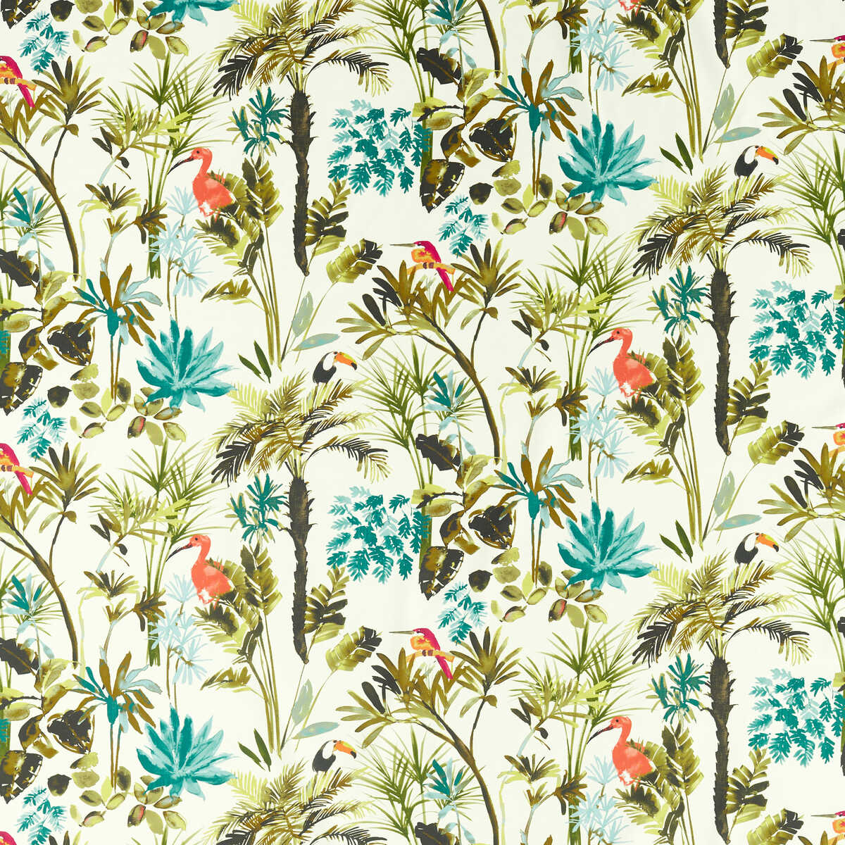 Palm - Sky - CLARKE AND CLARKE Fabric