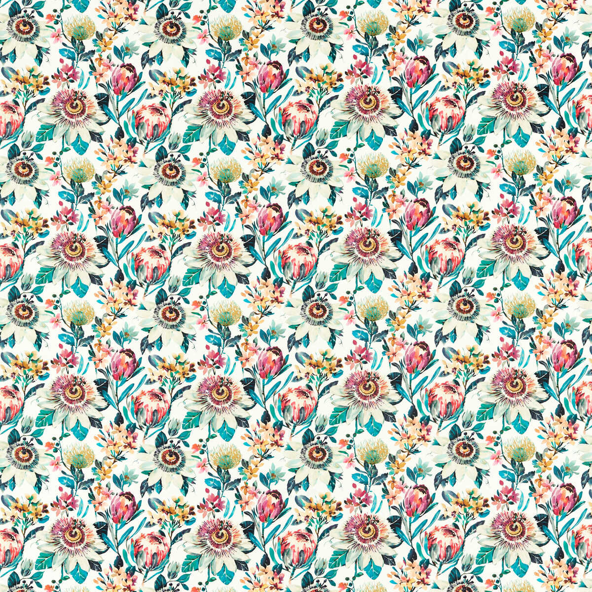 Paradise - Russet - CLARKE AND CLARKE Fabric