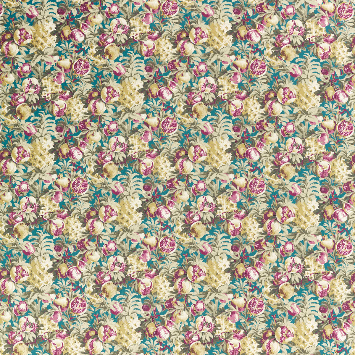 Francis - Teal Velvet - CLARKE AND CLARKE Fabric