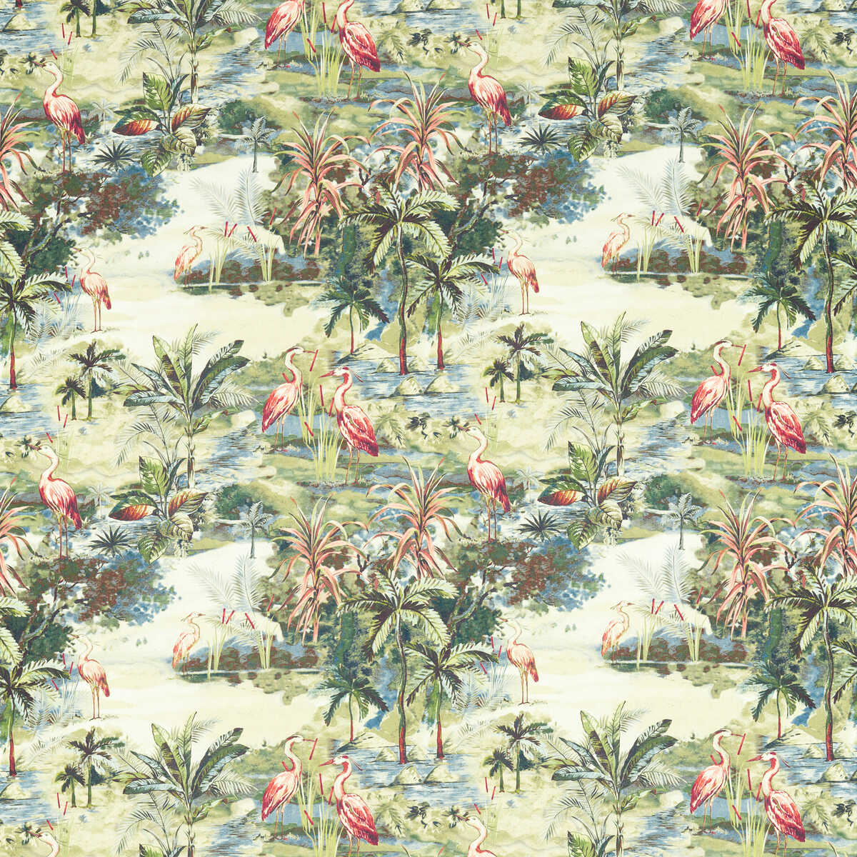 Habitat - Lagoon - CLARKE AND CLARKE Fabric
