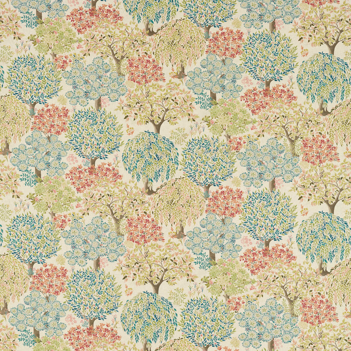 Tatton - Spice/Linen - CLARKE AND CLARKE Fabric
