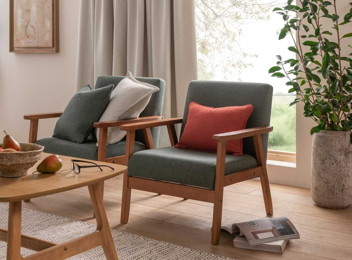 Orla - Spice - CLARKE AND CLARKE Fabric