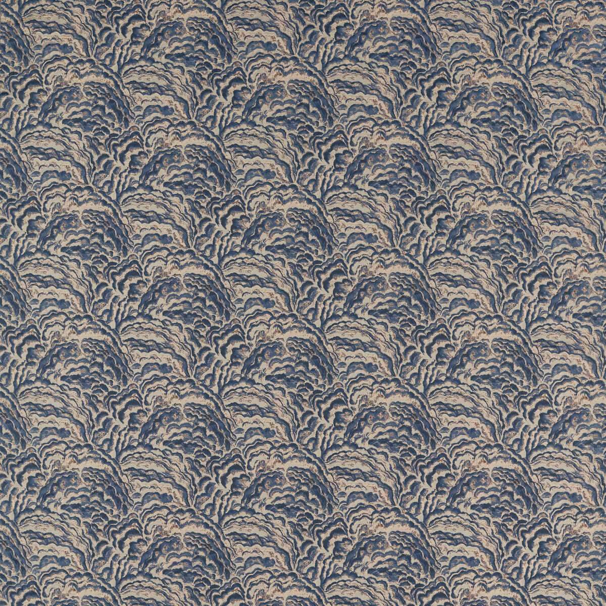Lumino - Midnight/Copper - CLARKE AND CLARKE Fabric