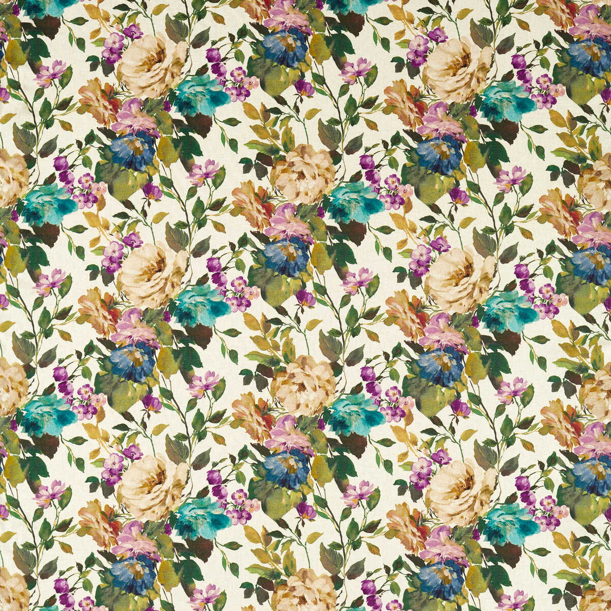 Bloom - Amethyst - CLARKE AND CLARKE Fabric
